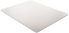 A Picture of product DEF-CM14243 deflecto® SuperMat Frequent Use Chair Mat for Medium Pile Carpeting,  Medium Pile Carpet, Beveled, 45 x 53, Clear