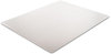 A Picture of product DEF-CM14443F deflecto® SuperMat Frequent Use Chair Mat for Medium Pile Carpeting,  Medium Pile Carpet, Beveled, 46 x 60, Clear