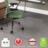 A Picture of product DEF-CM15113 deflecto® RollaMat® Frequent Use Chairmat for Medium Pile Carpeting,  36 x 48 w/Lip, Clear