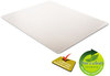 A Picture of product DEF-CM15443F deflecto® RollaMat® Frequent Use Chairmat for Medium Pile Carpeting,  46 x 60, Clear