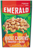 A Picture of product DFD-93364 Emerald® Snack Nuts, Roasted and Salted Cashew Nuts, 5 oz Pack, 6/Carton