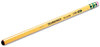 A Picture of product DIX-13856 Ticonderoga® Tri-Write™ Triangular Pencil,  HB #2, Yellow, Dozen
