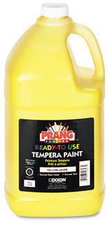 Prang® Ready-to-Use Tempera Paint,  Yellow, 1 gal