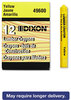 A Picture of product DIX-49600 Dixon® Lumber Crayons,  4 1/2 x 1/2, Yellow, Dozen