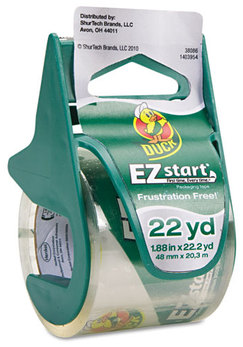 Duck® EZ Start® Premium Packaging Tape,  1.88" x 22.2yds, 1 1/2" Core