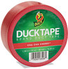 A Picture of product DUC-1265014 Duck® Colored Duct Tape,  9 mil, 1.88" x 20 yds, 3" Core, Red