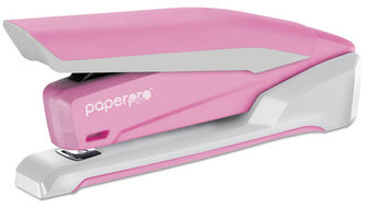 PaperPro® inCOURAGE™ 20 Desktop Stapler,  20-Sheet Capacity, Pink/White
