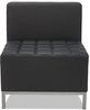 A Picture of product ALE-QB8116 Alera® QUB Series Armless L Sectional 26.38w x 26.38d 30.5h, Black