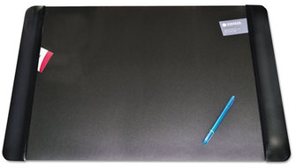 Artistic® Executive Desk Pad with Microban®,  36 x 20, Black