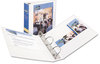 A Picture of product AVE-05741 Avery® Economy View Binder with Round Rings , 3 3" Capacity, 11 x 8.5, White, (5741)