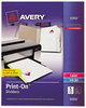 A Picture of product AVE-11554 Avery® Customizable Print-On™ Dividers 3-Hole Punched, 8-Tab, 11 x 8.5, White, 25 Sets