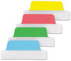 A Picture of product AVE-74768 Avery® Ultra Tabs® Repositionable Margin Tabs: 2.5" x 1", 1/5-Cut, Assorted Colors, 24/Pack
