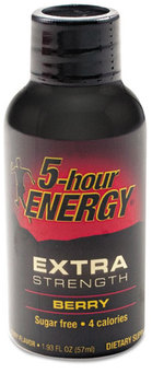 5-hour ENERGY® Energy Shot,  Berry, 1.93oz Bottle, 12/Pack