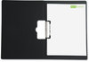 A Picture of product BAU-61644 Baumgartens Mobile OPS™ Portfolio Clipboard with Low-Profile Clip,  1/2" Capacity, 11 x 8 1/2, Black