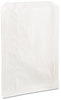A Picture of product BGC-450019 Bagcraft Papercon® Grease-Resistant Single-Serve Bags,  6 x 3/4 x 7 1/4, White, 2000/Carton