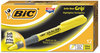 A Picture of product BIC-GBL11YW BIC® Brite Liner® Grip,  Chisel Tip, Fluorescent Yellow Ink, Dozen