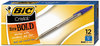 A Picture of product BIC-MSB11BE BIC® Cristal® Xtra Bold Ballpoint Pen,  Blue Ink, 1.6mm, Bold, Dozen