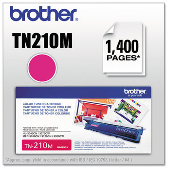 Brother BRTTN210BK, BRTTN210C, BRTTN210M, BRTTN210Y Toner,  Magenta