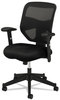 A Picture of product BSX-VL531MM10 HON® VL531 Mesh High-Back Task Chair with Adjustable Arms Supports Up to 250 lb, 18" 22" Seat Height, Black