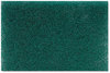 A Picture of product BWK-186 Boardwalk® Heavy-Duty Scour Pad,  Green, 6 x 9, 15/Carton