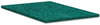 A Picture of product BWK-186 Boardwalk® Heavy-Duty Scour Pad,  Green, 6 x 9, 15/Carton