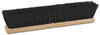 A Picture of product BWK-20618 Boardwalk® Floor Brush Head,  18" Wide, Black, Medium Weight, Polypropylene Bristles