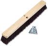 A Picture of product BWK-20618 Boardwalk® Floor Brush Head,  18" Wide, Black, Medium Weight, Polypropylene Bristles