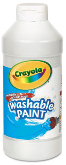 Crayola® Washable Paint,  White, 16 oz