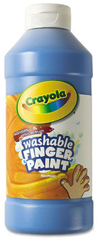 Crayola® Washable Fingerpaint,  Blue, 16 oz