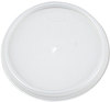 A Picture of product 120-400 Dart® Plastic Lids,  4oz Cups, Translucent, 100/Sleeve, 10 Sleeves/Carton