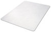 A Picture of product DEF-CM21242COM deflecto® EconoMat® Non-Studded Anytime Use Chairmat for Hard Floors,  45 x 53, Clear