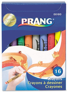 Prang® Crayons Made with Soy,  16 Colors/Box