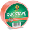 A Picture of product DUC-1265019 Duck® Colored Duct Tape,  9 mil, 1.88" x 15 yds, 3" Core, Neon Orange