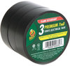 A Picture of product DUC-299004 Duck® Pro Electrical Tape,  3/4" x 50 ft, 1" Core, Black, 3/Pack