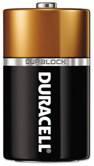Duracell® CopperTop® Alkaline Batteries with Duralock Power Preserve™ Technology,  D, 72/CT