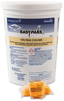 Easy Paks® Neutral Cleaner,  .5oz Packet, 90/Tub, 2 Tubs/Carton