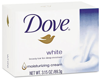 Dove® Moisturizing Bar Soap,  Pleasant Scent, 3.15oz, 48/Carton