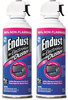 A Picture of product END-248050 Endust® Nonflammable Compressed Gas Duster,  2 10oz Cans/Pack