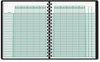 A Picture of product AAG-8015005 AT-A-GLANCE® Undated Class Record Book Nine to 10 Week Term: Two-Page Spread (35 Students), 10.88 x 8.25, Black Cover