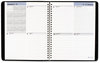 A Picture of product AAG-G53500 AT-A-GLANCE® DayMinder® Open-Schedule Weekly Appointment Book 8.75 x 7, Black Cover, 12-Month (Jan to Dec): 2024