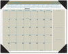 A Picture of product AAG-HT1500 AT-A-GLANCE® Executive® Monthly Desk Pad Calendar 22 x 17, White Sheets, Black Corners, 12-Month (Jan to Dec): 2024