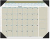 A Picture of product AAG-HT1500 AT-A-GLANCE® Executive® Monthly Desk Pad Calendar 22 x 17, White Sheets, Black Corners, 12-Month (Jan to Dec): 2025