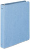 A Picture of product ACC-38612 Wilson Jones® PRESSTEX® Round Ring Binder,  1" Cap, Light Blue