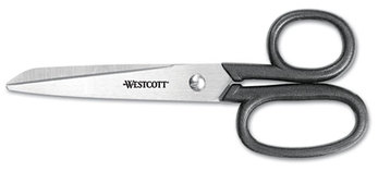 Westcott® Kleencut® Stainless Steel Shears,  Left/Right Hand, 6" Long, Black