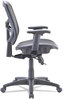 A Picture of product ALE-EL42B18 Alera® Elusion™ Series Mesh Mid-Back Swivel/Tilt Chair Supports Up to 275 lb, 17.9" 21.6" Seat Height, Black