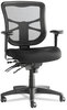 A Picture of product ALE-EL42ME10B Alera® Elusion™ Series Mesh Mid-Back Multifunction Chair Supports Up to 275 lb, 17.7" 21.4" Seat Height, Black