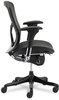 A Picture of product ALE-EQA42ME10B Alera® EQ Series Ergonomic Multifunction Mid-Back Mesh Chair Supports Up to 250 lb, Black