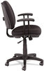 A Picture of product ALE-IN4811 Alera® Interval Series Swivel/Tilt Task Chair Supports Up to 275 lb, 18.42" 23.46" Seat Height, Black