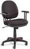 A Picture of product ALE-IN4811 Alera® Interval Series Swivel/Tilt Task Chair Supports Up to 275 lb, 18.42" 23.46" Seat Height, Black