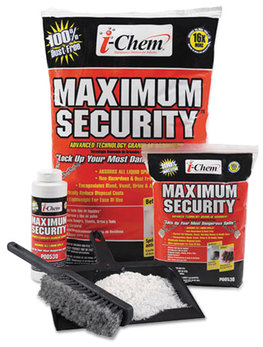 i-Chem® Maximum Security™ Sorbent,  Granular, White, 1 Pound, Bag, 6/Carton